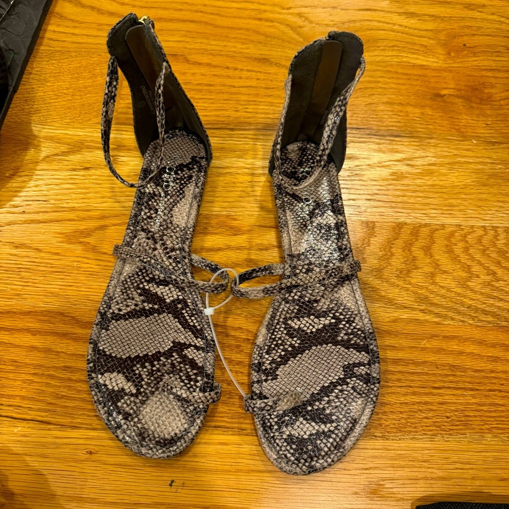 Unique Snake skin sandals